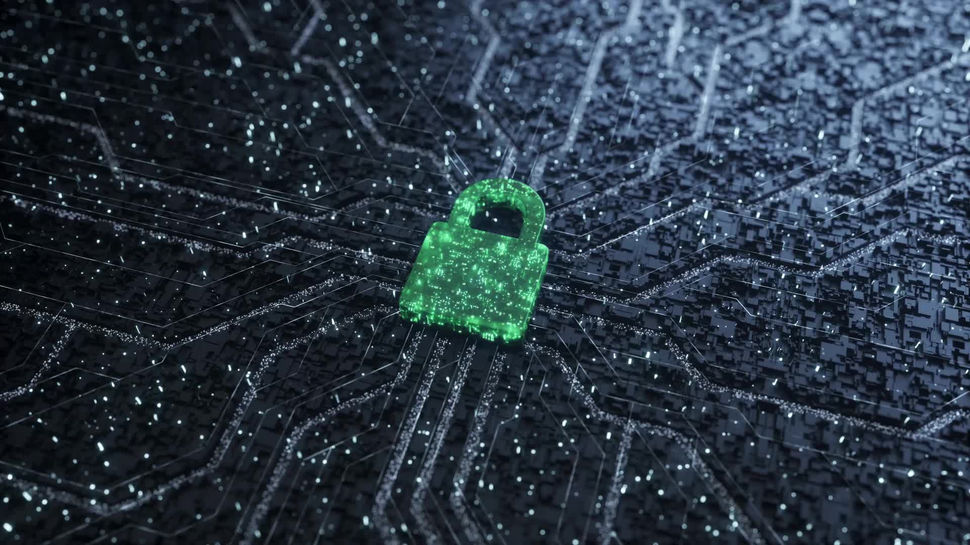 Cybersecurity shield icon